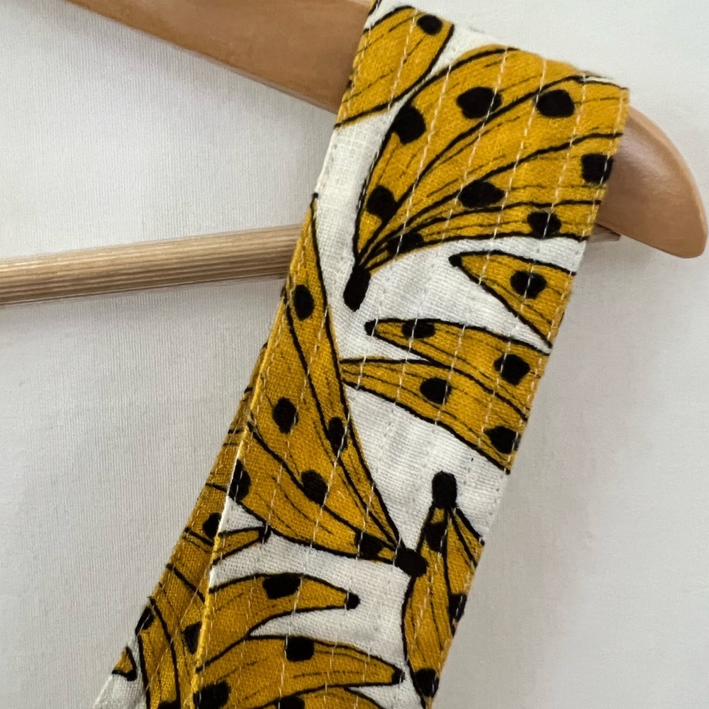 FARM Rio Linen Banana Print Yellow and White Mini Dress - Picture 13 of 15